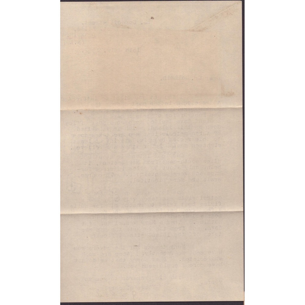 1952 Campbell Island NZ Postal Cover King George VI Stamps Letter - Picture 4 of 5